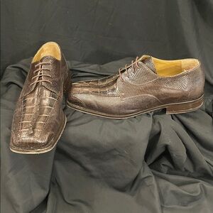 Men's Brown Leather Dress Shoes